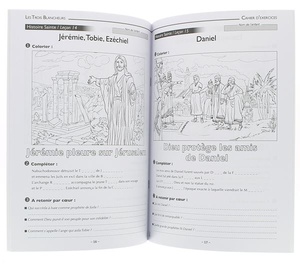 3 blancheurs Histoire sainte CE2 - cahier d'exercices