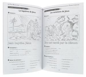 3 blancheurs Préparation 1ère Communion - cahier exercices