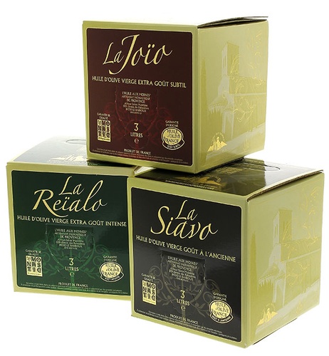 3 fontaines Huile d’olive 3 saveurs 9 l