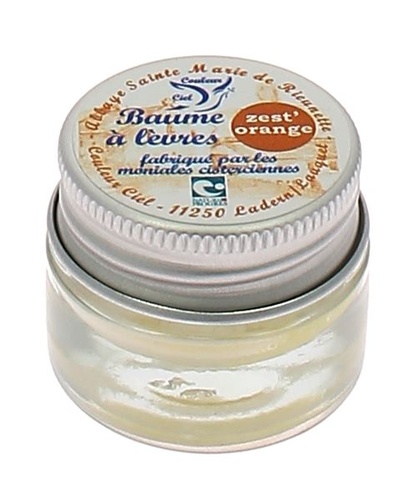 Baume à lèvres agrumes zest orange 7ml / Couleur Ciel