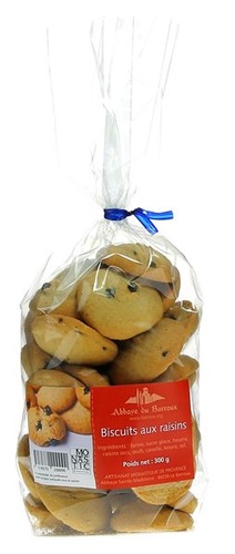 Biscuits aux raisins sachet 300 g