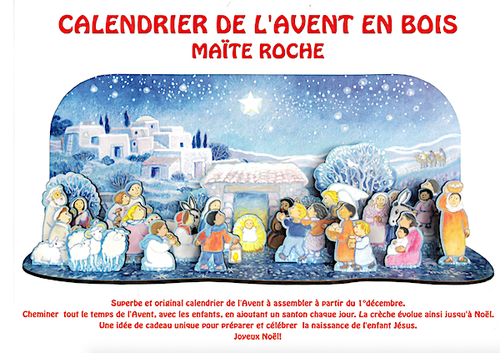 Calendrier de l'Avent en bois / Maïté Roche