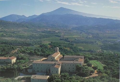 Carte A5 vue panoramique de l'abbaye