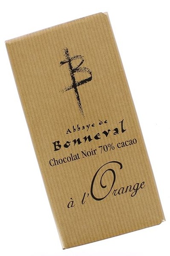 Chocolat noir 70% cacao à l'orange 100 g