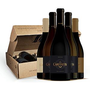 Coffret découverte Via Caritatis / 3 rouges+1 Lux rosé+1 Lux blanc 5 x 75cl