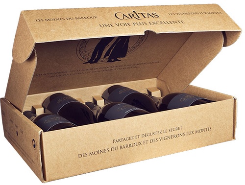 Coffret découverte Via Caritatis / 3 rouges+1 Lux rosé+1 Lux blanc 5 x 75cl