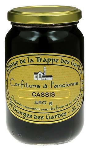 Confiture Cassis / Trappe des Gardes 450 g