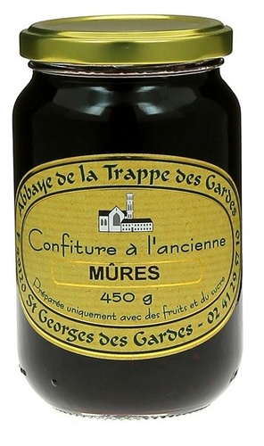 Confiture Mûres / Trappe des Gardes 450 g