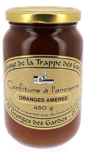 Confiture Oranges amères / Trappe des Gardes 450 g