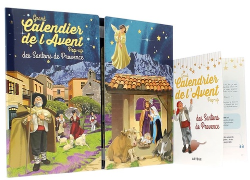 Grand calendrier de l'Avent pop-up des santons de Provence / I. d'Oysonville, A. Nougayrède, J. Brasseur