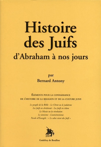 Histoire des Juifs / Bernard Antony