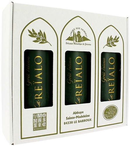 Huile d’olive 1 coffret Reïalo 3 x 50 cl