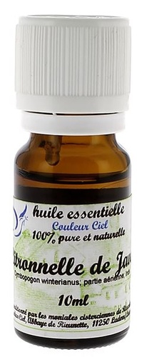  Huile essentielle Citronnelle de Java 10 ml / Couleur Ciel 