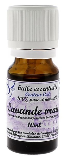 Huile essentielle Lavande vraie 10 ml / Couleur Ciel 