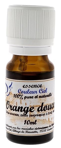 Huile essentielle Orange douce 10 ml / Couleur Ciel 