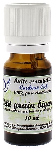 Huile essentielle Petit grain bigarade feuilles 10 ml / Couleur Ciel