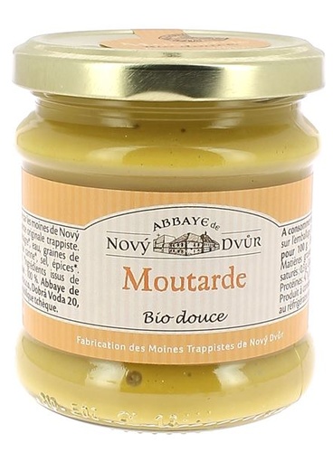 Moutarde Bio douce 205 g / Novy Dur 195 g