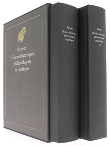 Oeuvres historiques philosophiques et politiques - Coffret en 2 volumes / Jacques Bénigne Bossuet