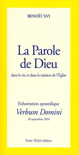 Parole de Dieu (Verbum Domini) / Benoît XVI