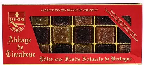 Pâtes aux fruits naturels de Bretagne / Boîte cristal 250 g