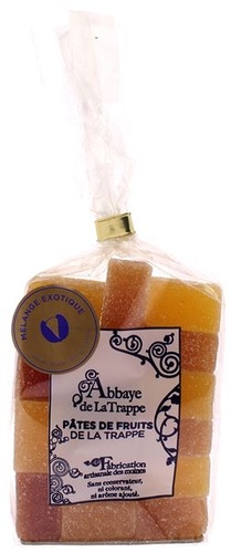 Pâtes de fruits de la Grande Trappe / Mélange exotique Sachet 200 g