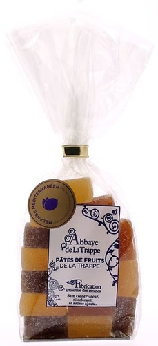 Pâtes de fruits de la Grande Trappe / Mélange méditerranéen Sachet 200 g