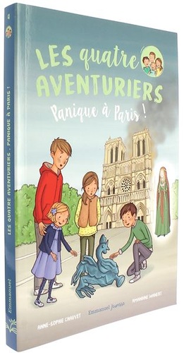 Quatre aventuriers T.4 : Panique à Paris / Anne-Sophie Chauvet, Amandine Wanert