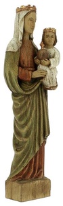 Statue Marie Reine (bois-26cm)