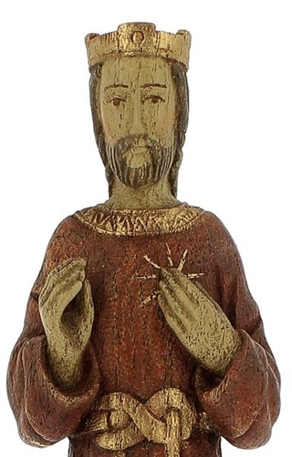 Statue Sacré-Cœur (bois-20cm)