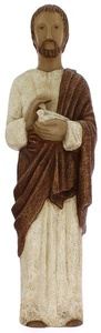 Statue Saint-Joseph aux colombes (36cm)