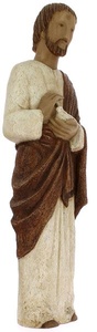 Statue Saint-Joseph aux colombes (36cm)