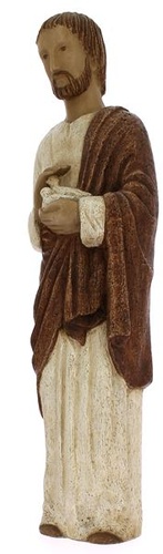 Statue Saint-Joseph aux colombes (36cm)