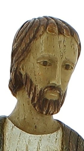 Statue Saint-Joseph avec Enfant à la colombe (29,5cm)