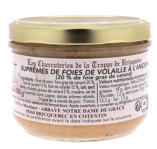 Suprême de foie de volaille à l’ancienne 180 g