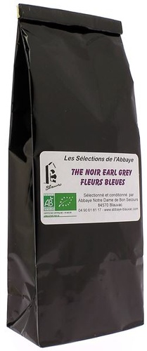 Thé noir Earl Grey fleurs bleues Bio / Blauvac 100 g