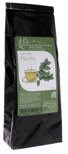 Thé vert à la menthe Bio / Blauvac 100 g